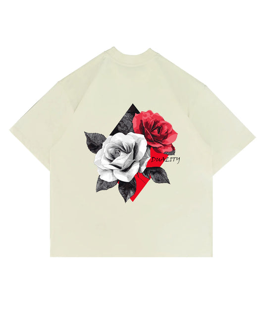 Duality - Cream Color - Boxy Tee