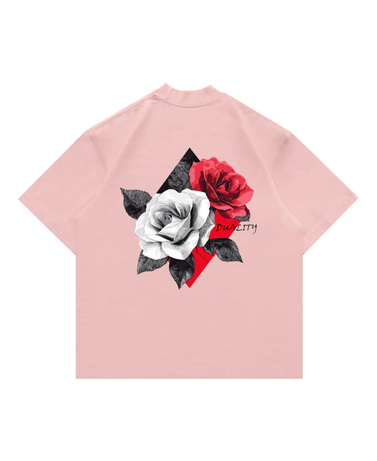 Duality - Pink Color - Boxy Tee